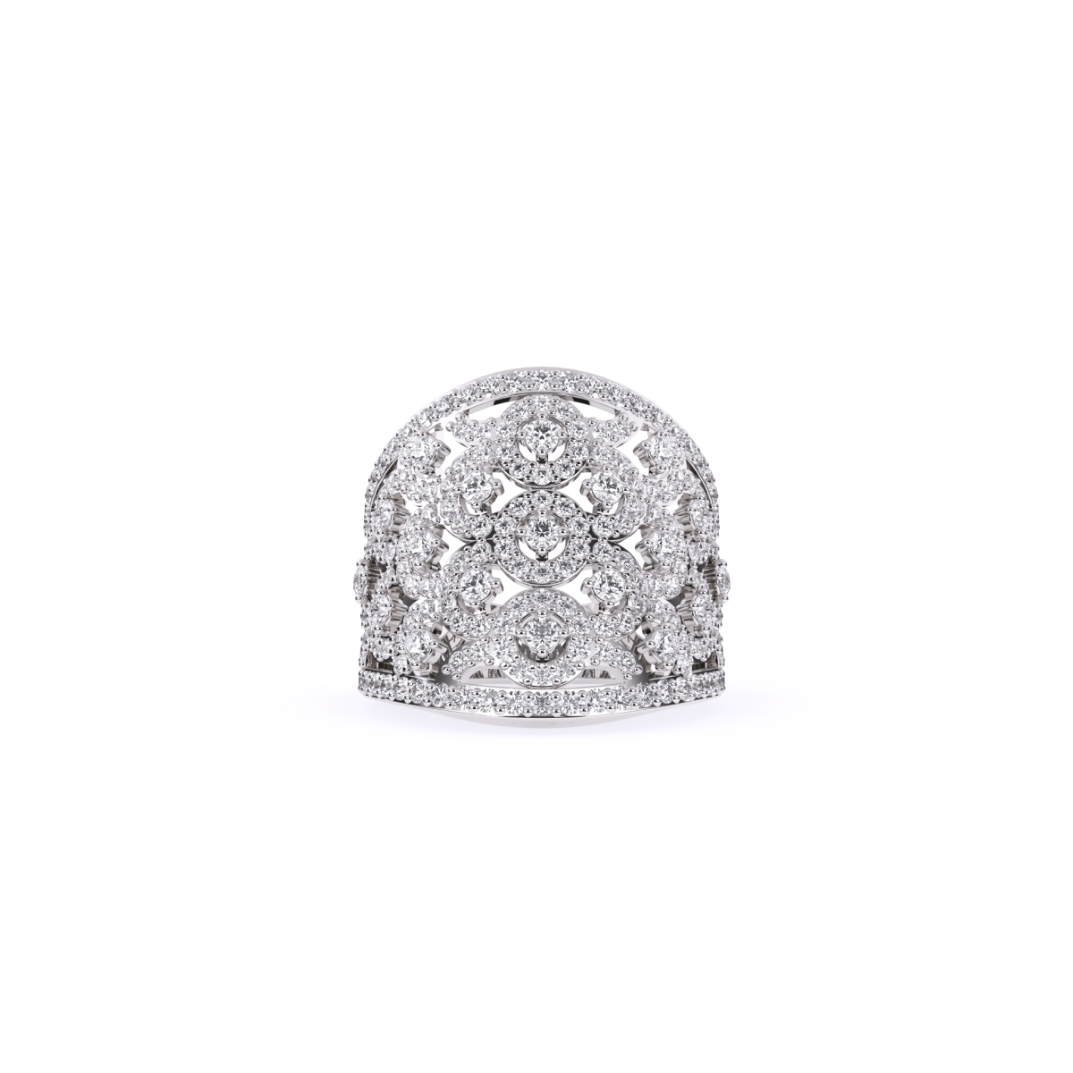 Luxury Round Cut Lab Grown Diamond Ring